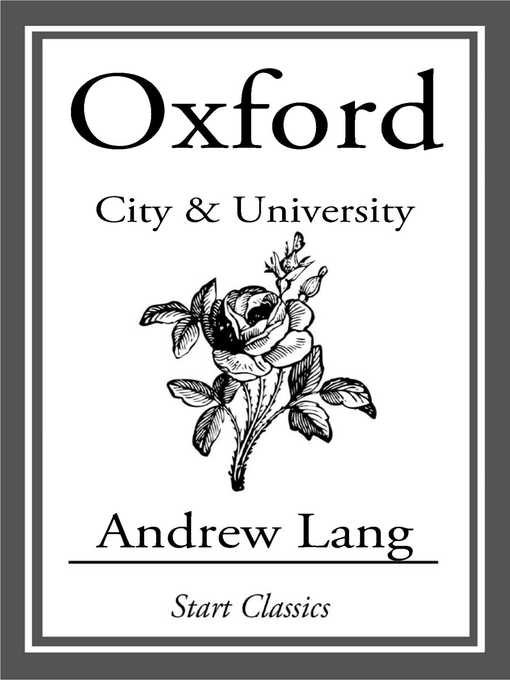 Title details for Oxford by Andrew Lang - Wait list